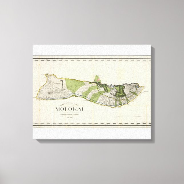 Molokai, Hawaii Canvas Print (Front)