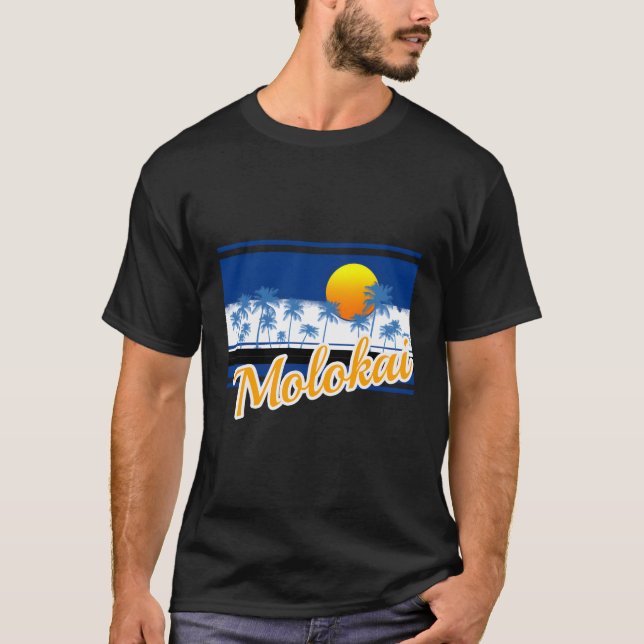 Molokai Surf Style Beach T-Shirt (Front)