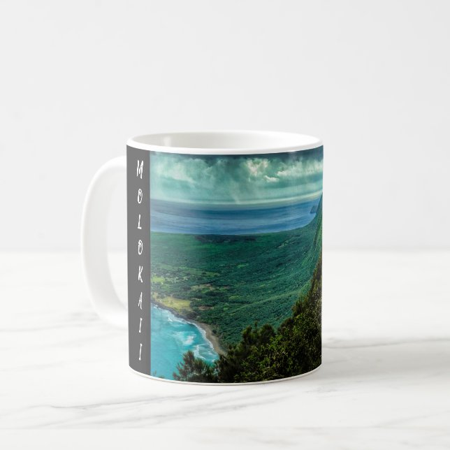 MOLOKAII HAWAII COFFEE MUG (Front Left)