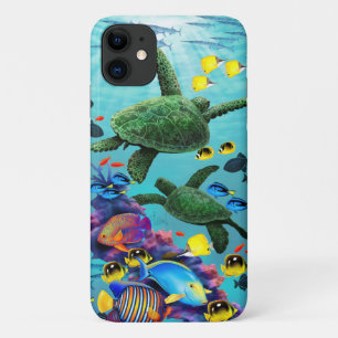 Molokini Cove Hawaiian Sea Turtle Tropical Fish Case-Mate iPhone Case