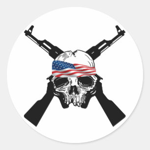 Molon Labe Baby Classic Round Sticker