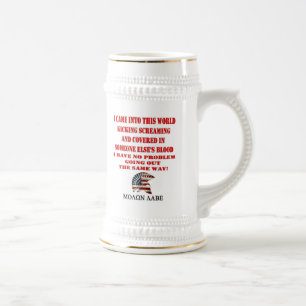 MOLON LABE BEER STEIN