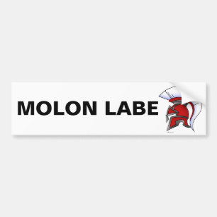 Molon Labe Bumper Sticker