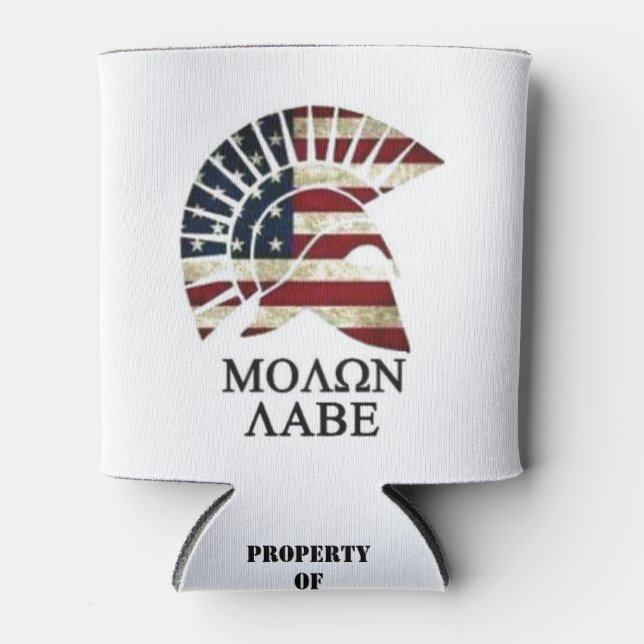 MOLON LABE CAN COOLER (Front)