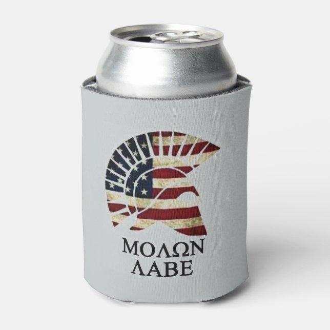 MOLON LABE CAN COOLER (Can Front)