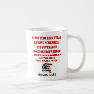 MOLON LABE COFFEE MUG
