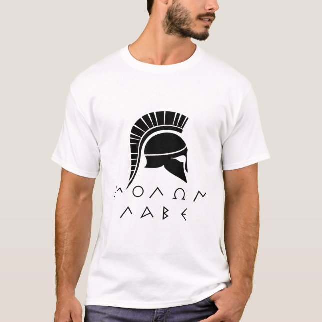 molon labe come and take it  T-Shirt (Front)