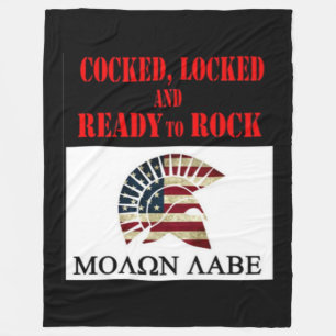 MOLON LABE FLEECE BLANKET
