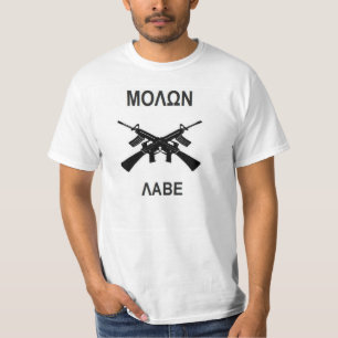 Molon Labe GUN RIGHTS PRO 2nd AMENDMENT T-Shirt