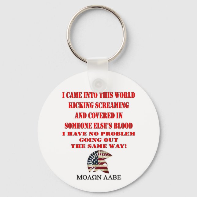 MOLON LABE KEY RING (Front)