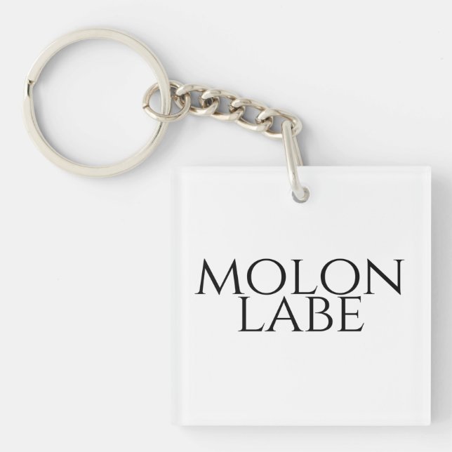 Molon Labe Key Ring (Front)