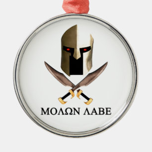 MOLON LABE METAL TREE DECORATION