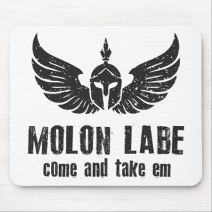 Molon Labe Mouse Pad