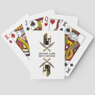 MOLON LABE PLAYING CARDS