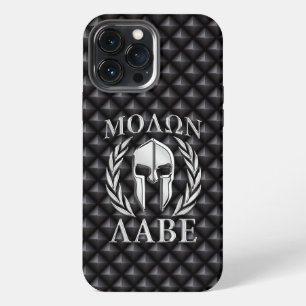 Molon Labe Spartan Helmet Laurels iPhone 13 Pro Max Case