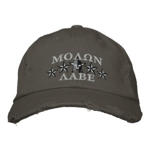 Molon Labe Spartan Warrior Five Stars Embroidered Hat
