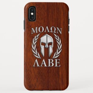 Molon Labe Spartan Warrior Laurels Chrome Style Case-Mate iPhone Case