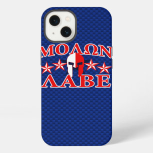 Molon Labe Spartan Warrior Mask 5 stars Patriot iPhone 13 Case