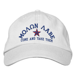 Molon Labe Star Embroidery Embroidered Hat