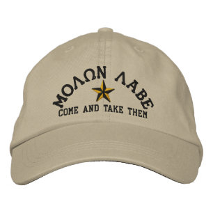 Molon Labe Star Embroidery Embroidered Hat
