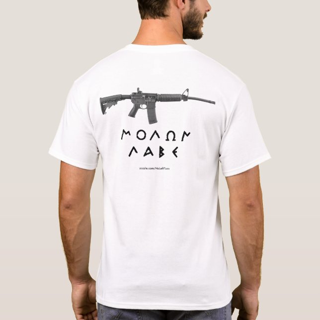Molon Labe T-Shirt (Back)