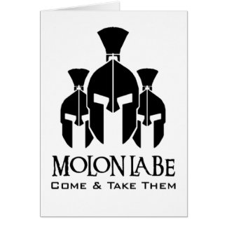 MOLON LABE Triple Threat words