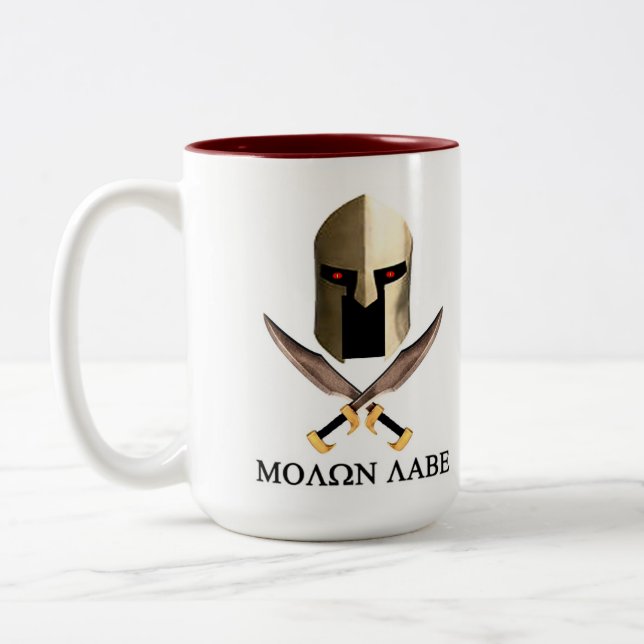 MOLON LABE Two-Tone COFFEE MUG (Left)