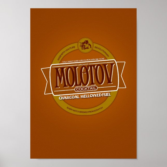Molotov Cocktail Beer Poster (Front)