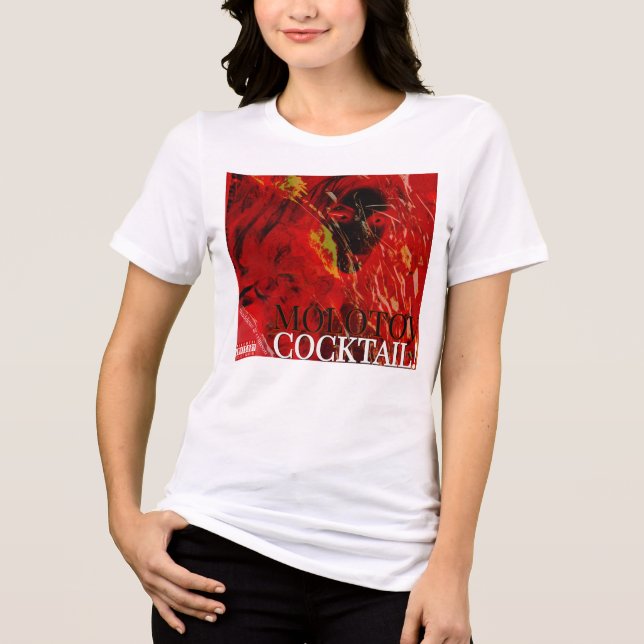MOLOTOV COCKTAiL! Tri-Blend Shirt (Front)