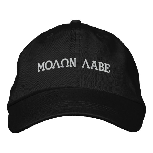 MOLQN LABE EMBROIDERED HAT (Front)