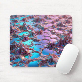 Molten Bismuth Landscape Mouse Pad