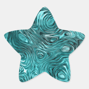Molten Blue print sticker star