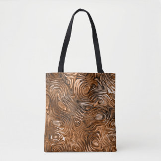 Molten "Copper" print all over tote bag