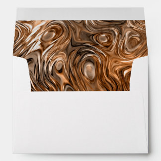 Molten "Copper" print envelope A7 white