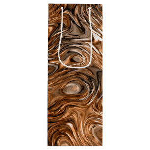 Molten "Copper" print gift bag wine