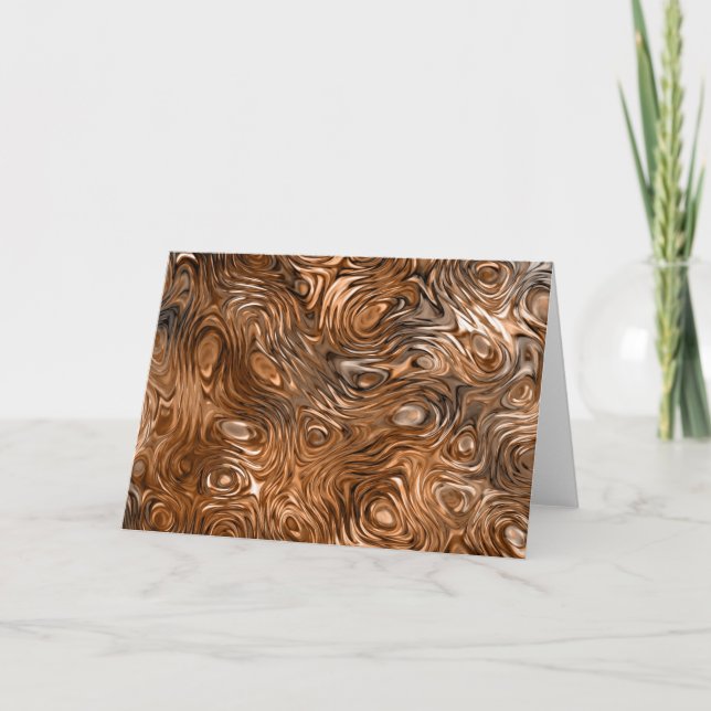 Molten "Copper" print greetings card (Front)