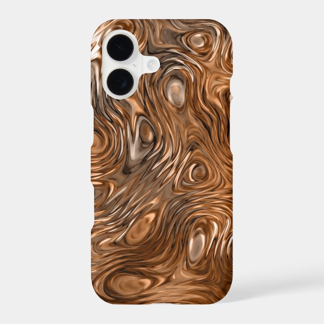 Molten "Copper" print iPhone 7 barely there case (Back)