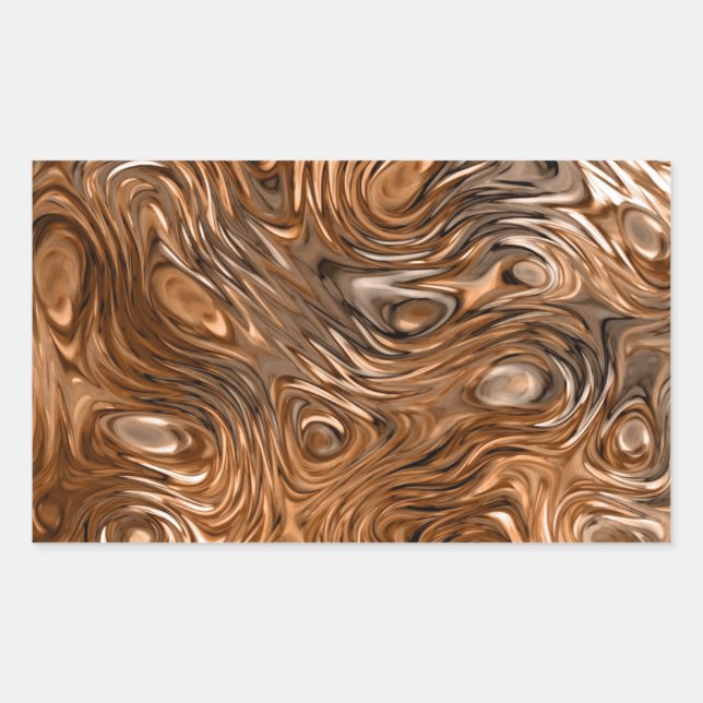 Molten "Copper" print sticker rectangle (Front)
