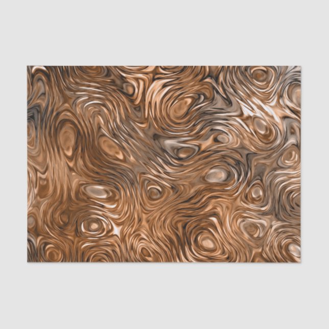 Molten "Copper" print tissue paper (Front)
