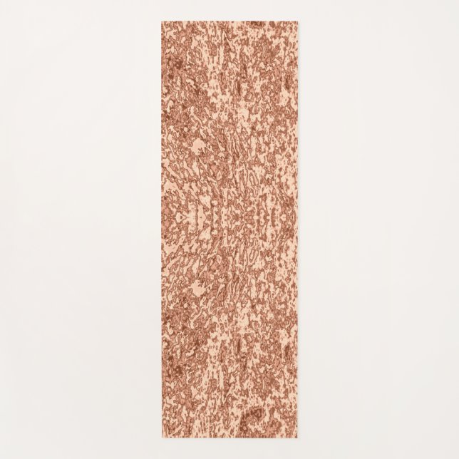 Molten copper yoga mat (Front)