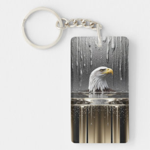 🦅 Molten Gold Eagle Power Charm 🦅 Key Ring
