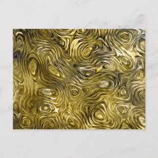 Molten "Gold" print postcard