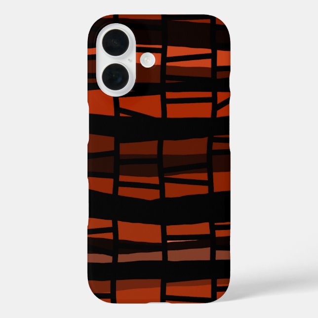 Molten Grid Pattern Case-Mate iPhone Case (Back)