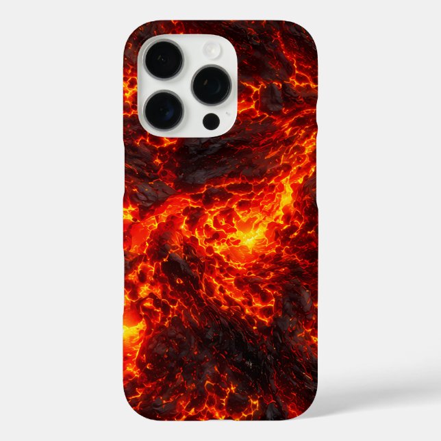 Molten Lava Flow Volcanic Abstract Case-Mate iPhone Case (Back)