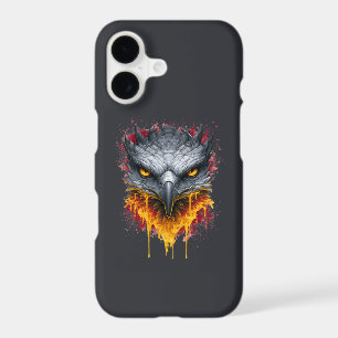Molten Lava Hawk Watercolor Phone Case