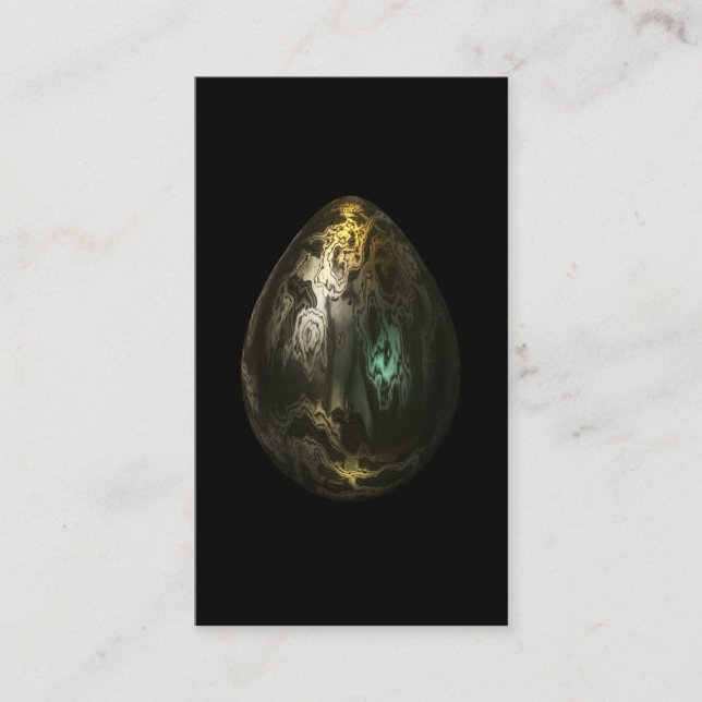 Molten Metal Egg Business Card (Front)