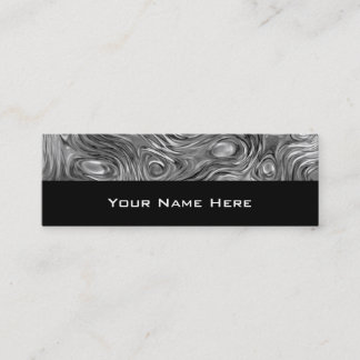 Molten print business card skinny black