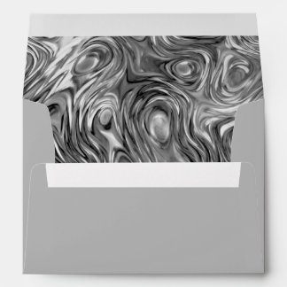 Molten print envelope A7 grey