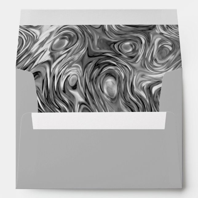 Molten print envelope A7 grey (Back (Bottom))