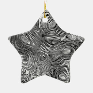 Molten print ornament star